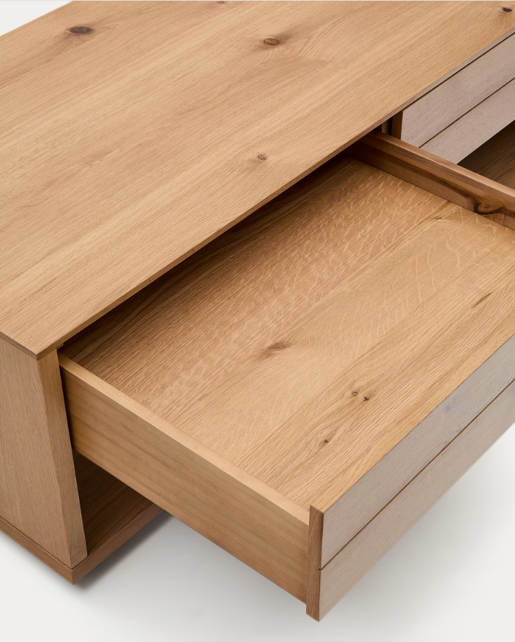 Stolik kawowy ALGUMEA fornir dębowy