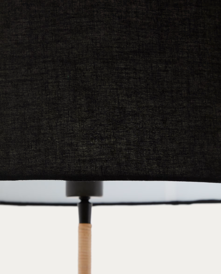 Canar black floor lamp