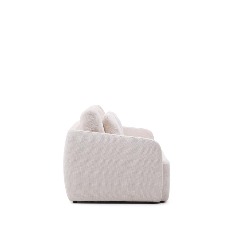 Pohovka s funkcí spaní 3-osobová LAIRA écru