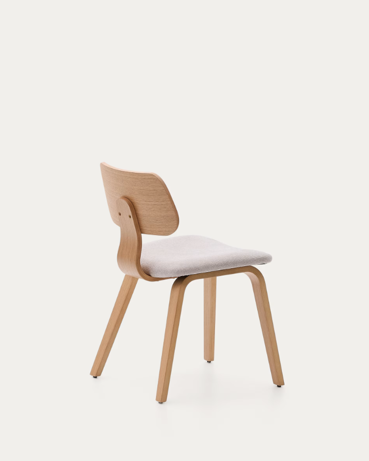 Upholstered chair Gena Oak Veneer