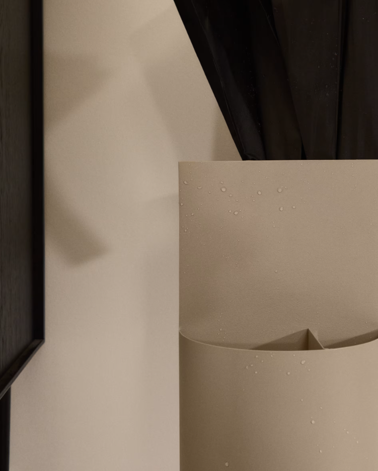 Stojak na parasole ATIN beżowy