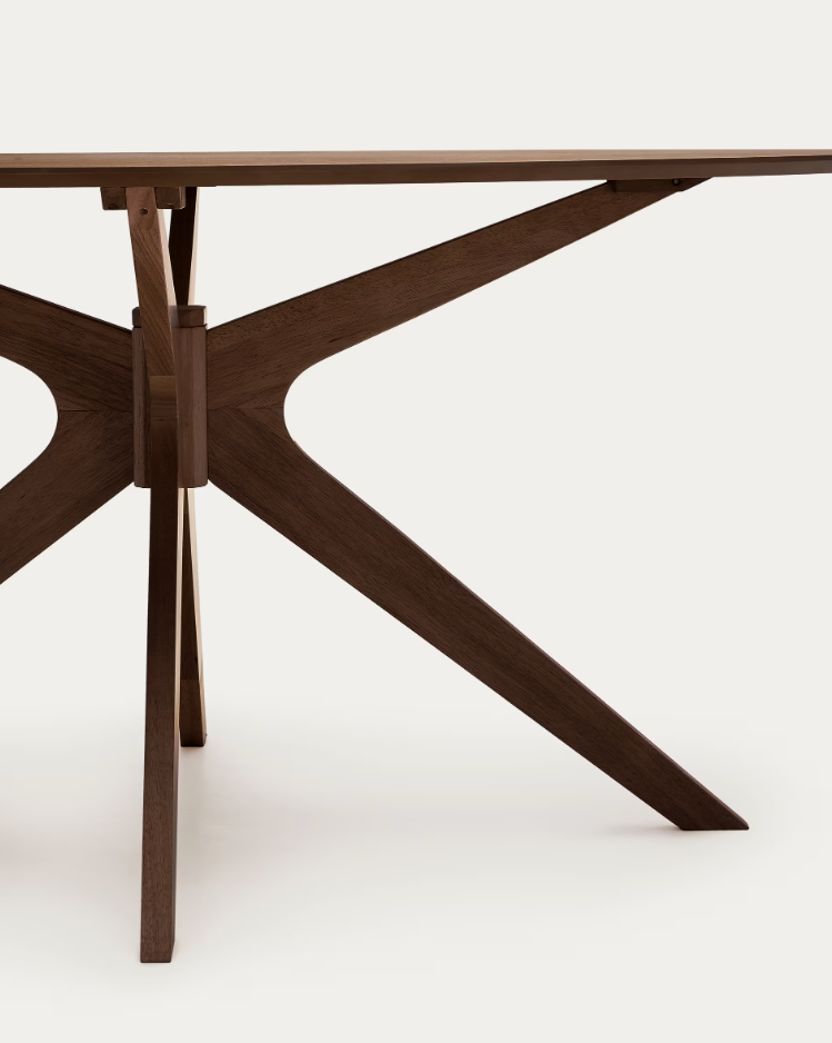 Stůl NAANIM ořechový dýhovaný