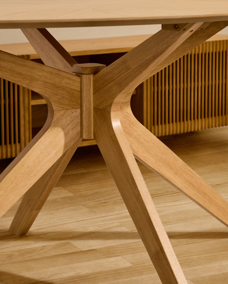 Stůl NAANIM dýhovaný dubový