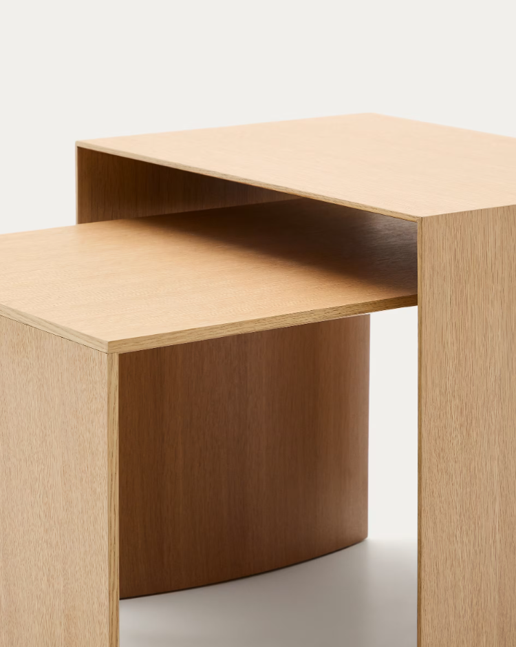 Boční stolek LITTO dubová dýha