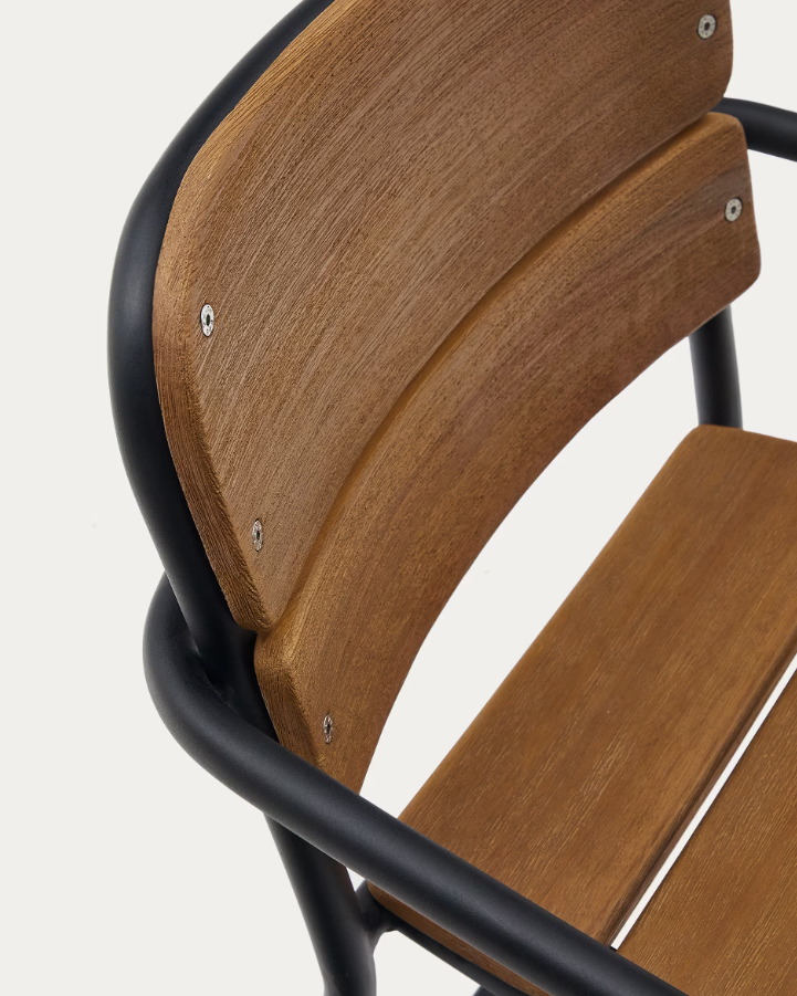 Venkovní hoker ALGUERET z masivního eukalyptového dřeva