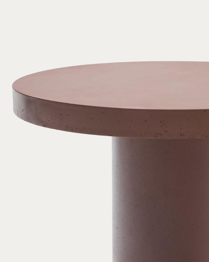 Zahradní stůl AIGUABLAVA cement v barvě terakoty