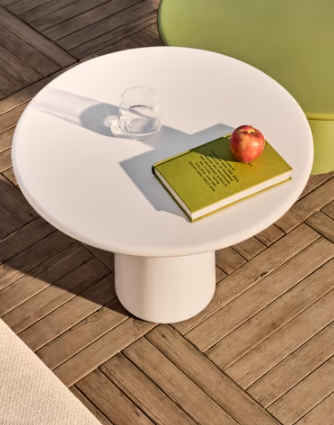 Konferenční stolek ALBANELLA bílý cement