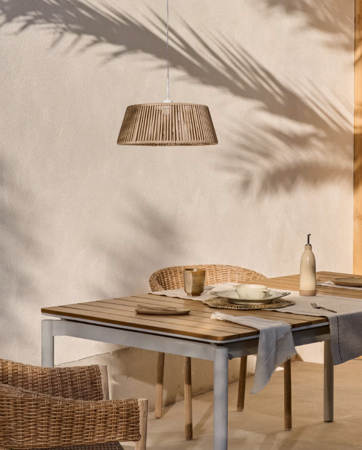 Stínidlo ALDET hnědo-šedá šňůra