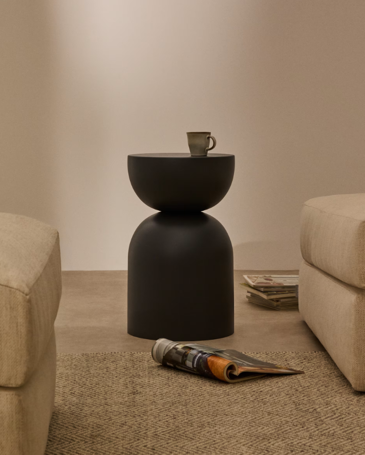 Boční stolek RACHELL matná šedá