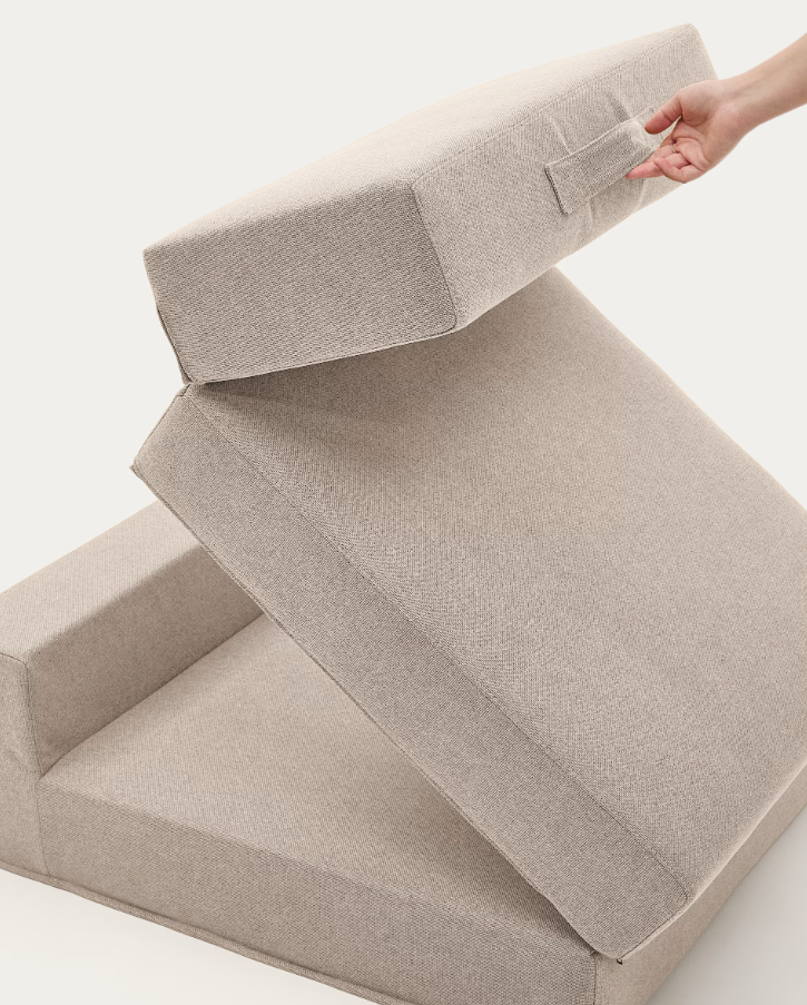 Puf rozkládací ARTY béžový