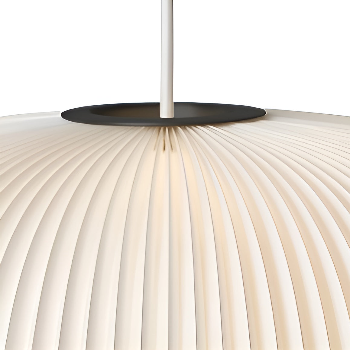 Hanging Lamp MODEL 132 LAMELLA 1 white with black finish