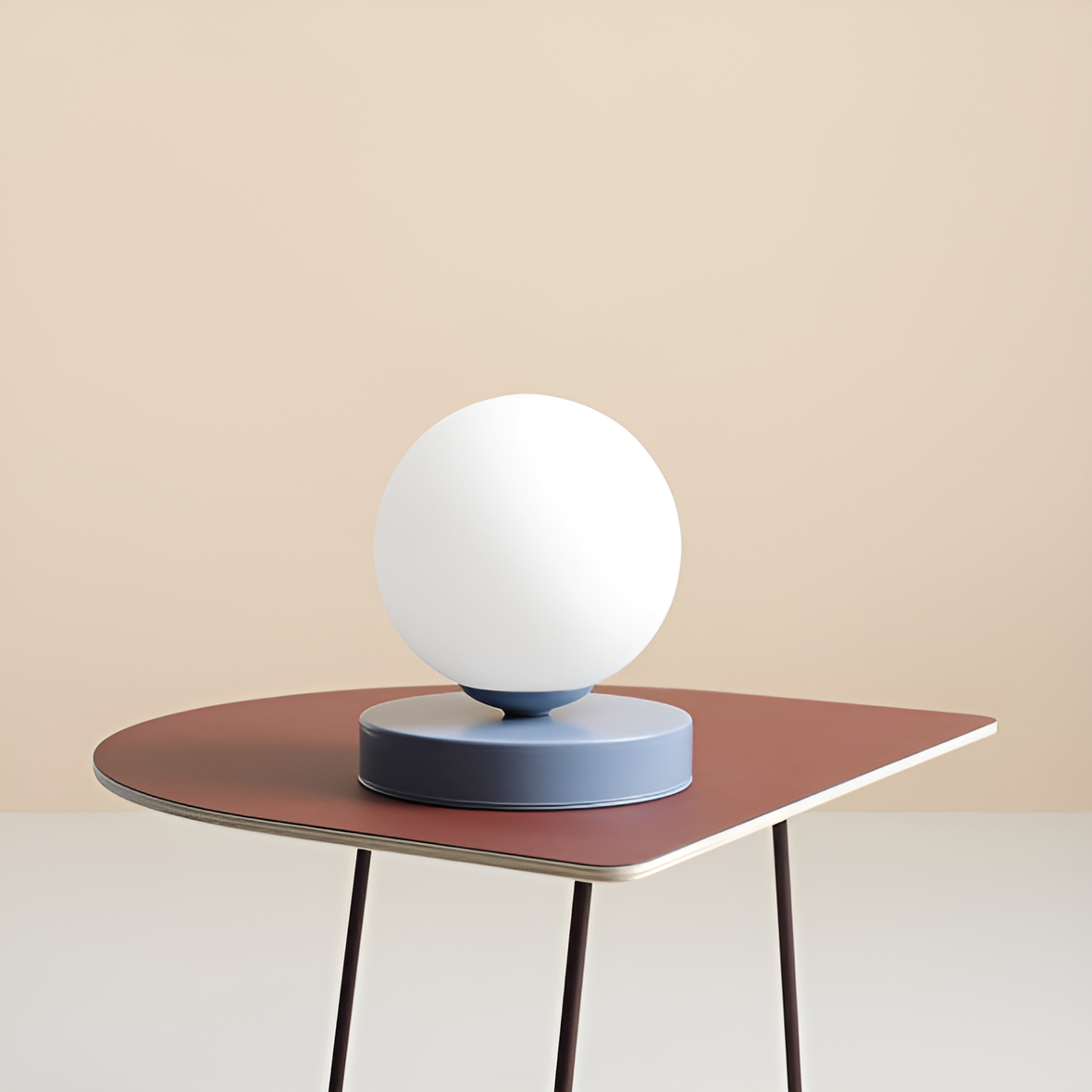 Stolní lampa BALL modrá