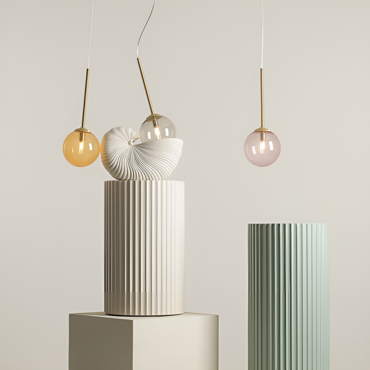 Závěsné svítidlo BOSSO QUATRO barevné