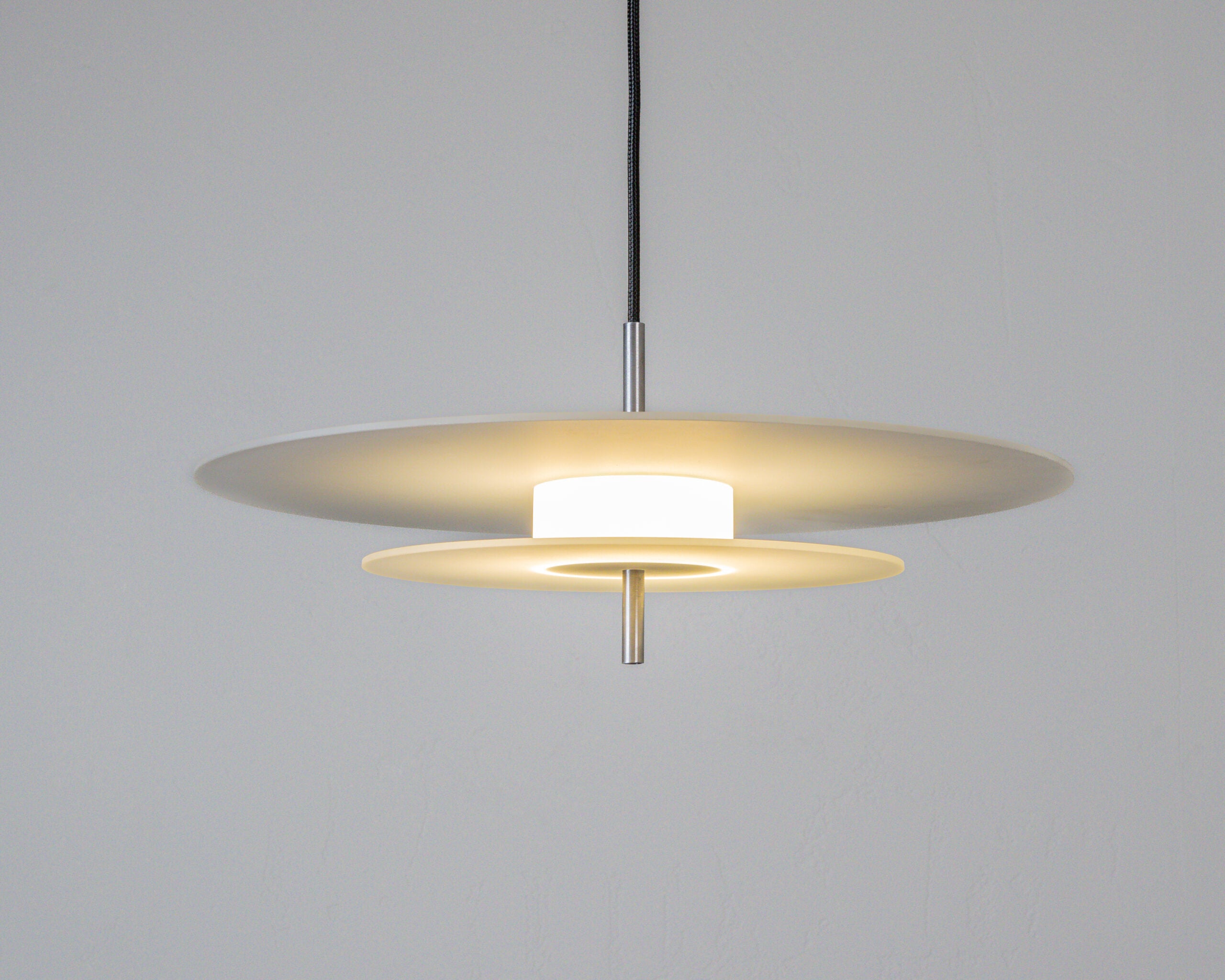 Závěsné svítidlo AEROPLAN GLASS 47 stříbrně šedé