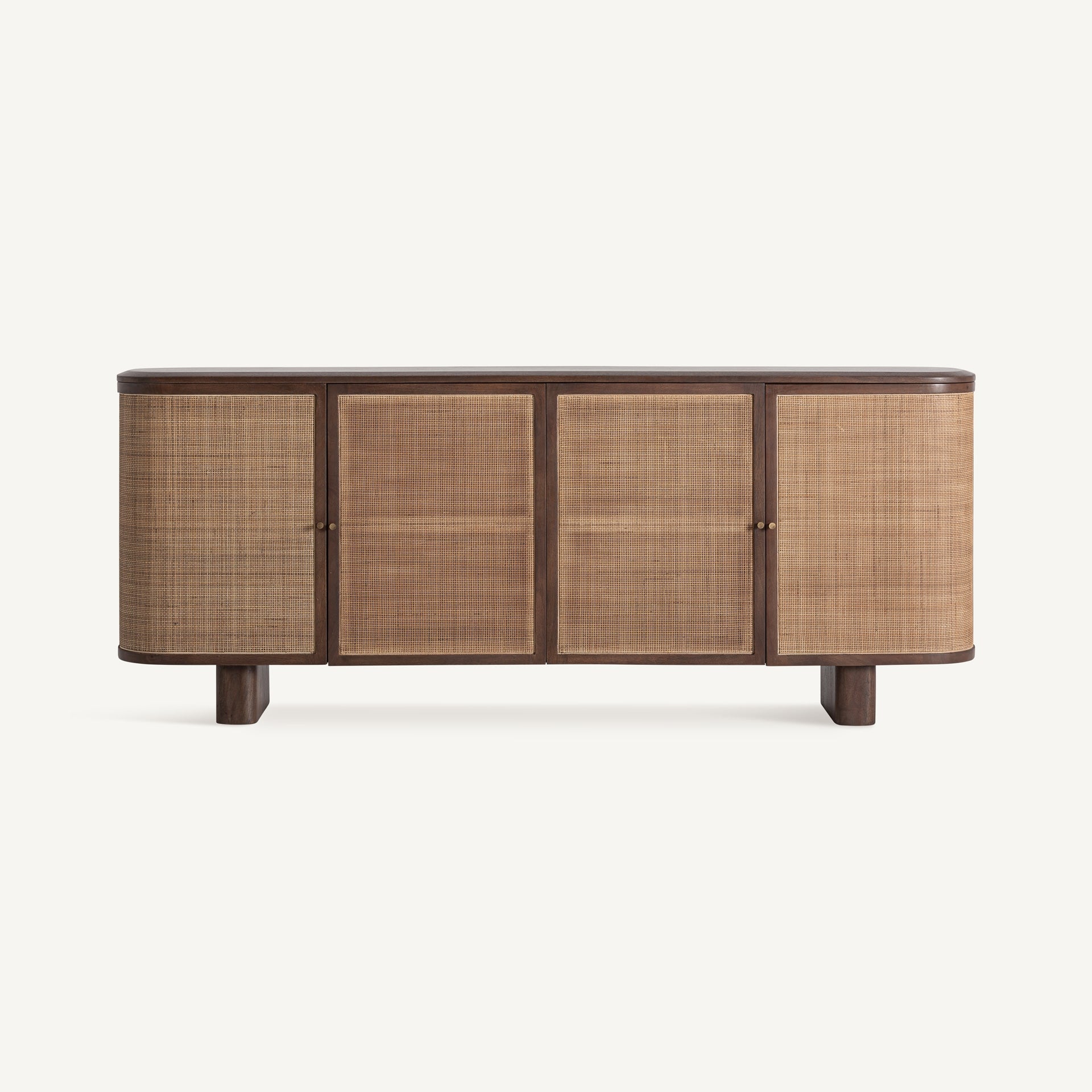 GONDORF Rounded Chest of Drawers Mango Wood