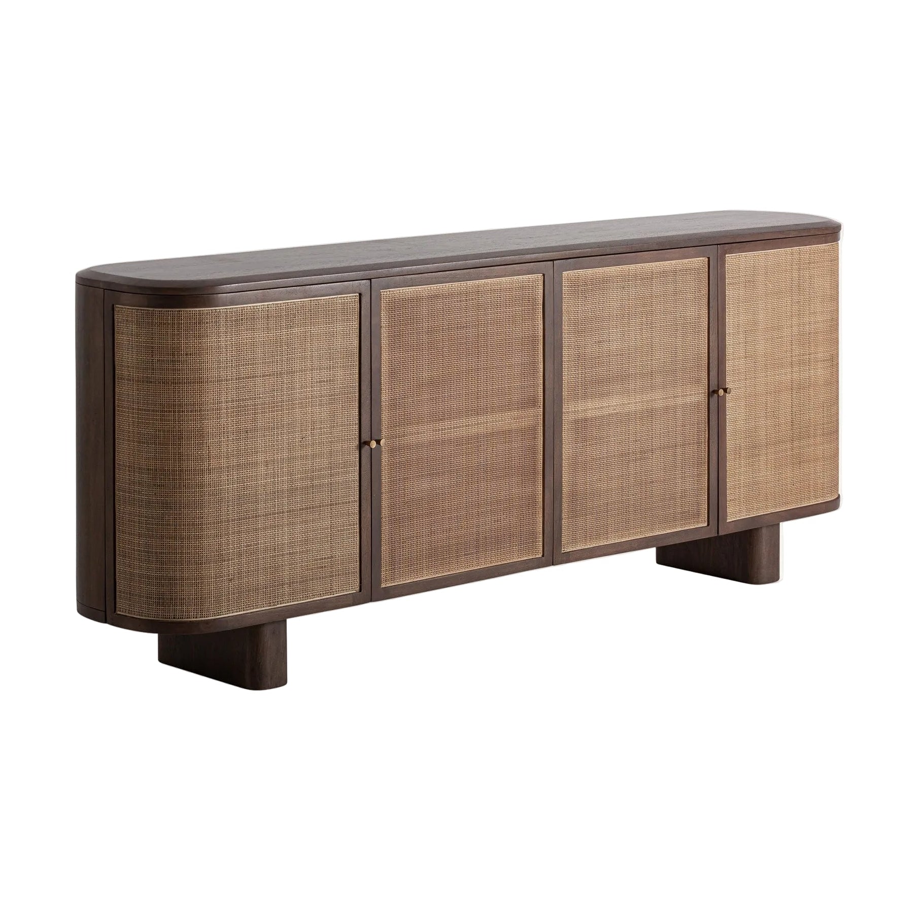 GONDORF Rounded Chest of Drawers Mango Wood