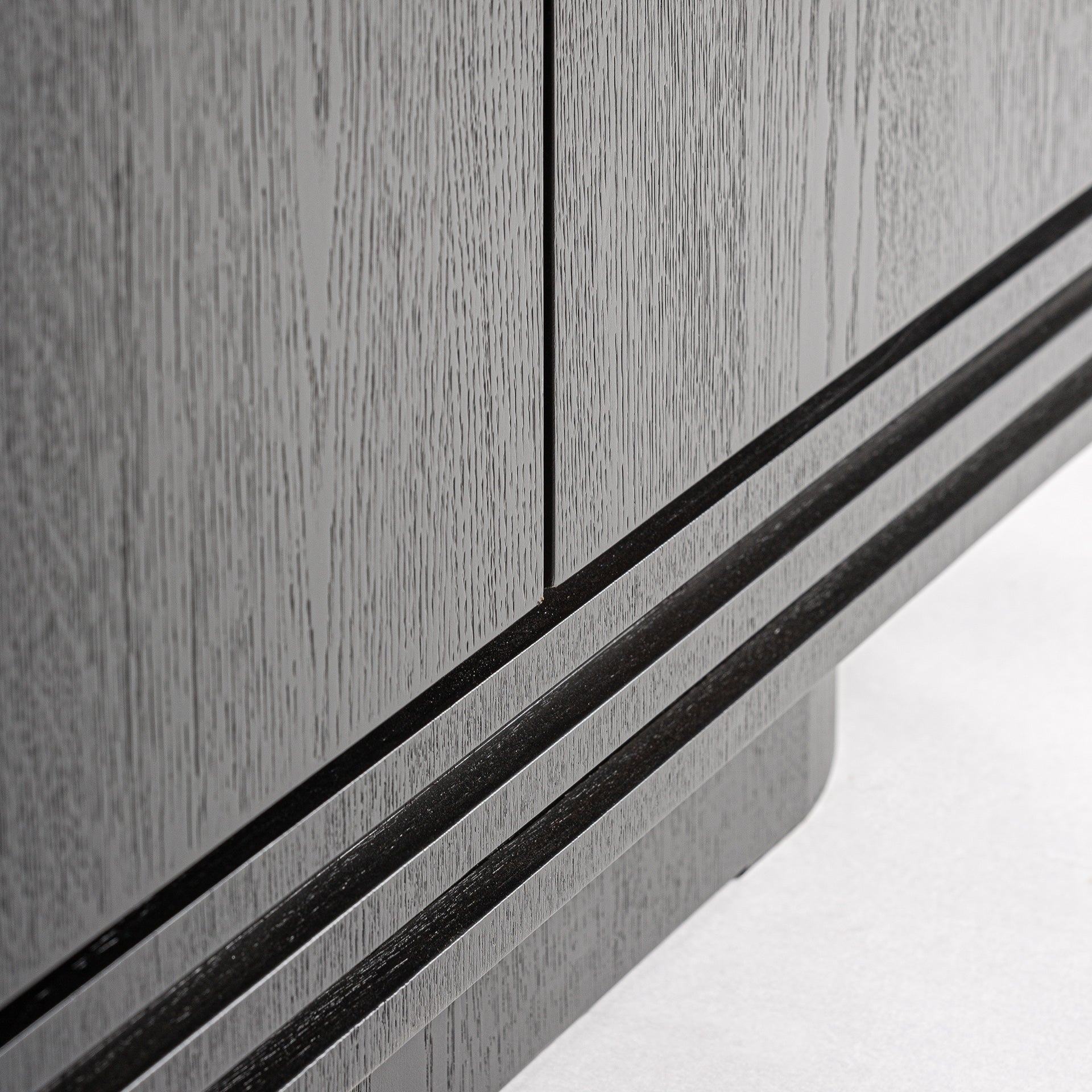 RIZE Wardrobe Black Oak Wood
