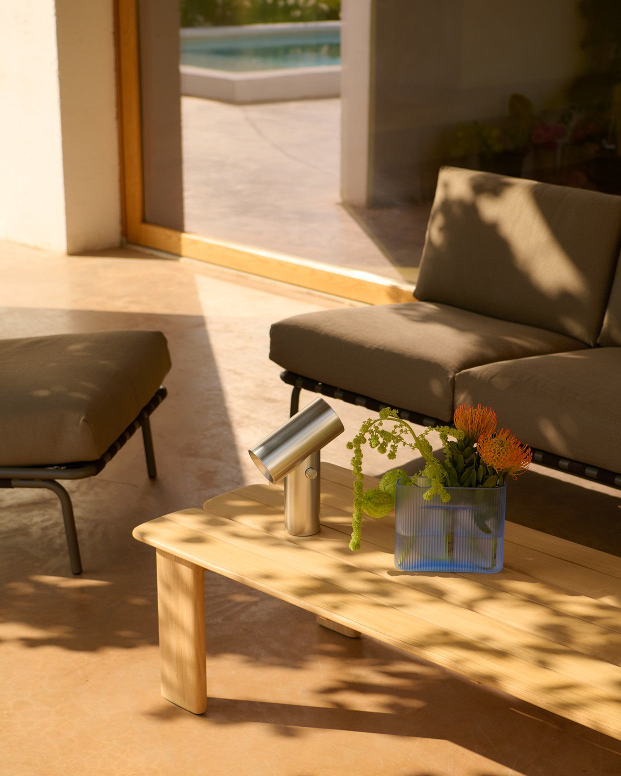 ASSEMBLE Outdoor Coffee Table Teak Wood