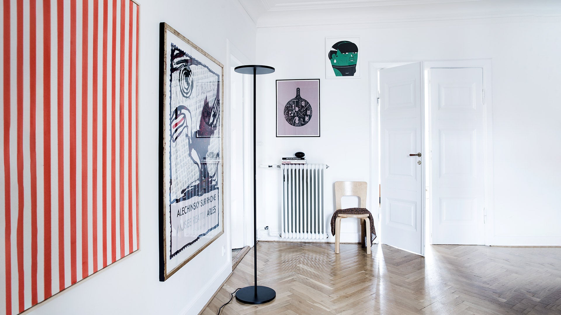 Lampa podłogowa ATHENA czarny