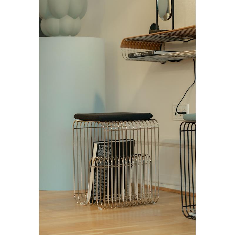 CURVA Anthracite Boucle Seat Cushion