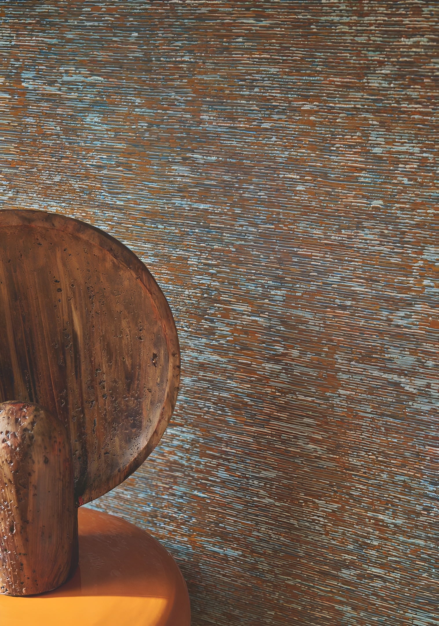 Textilní strukturovaná tapeta ARTOIS - PIERRE BLEUE modrá