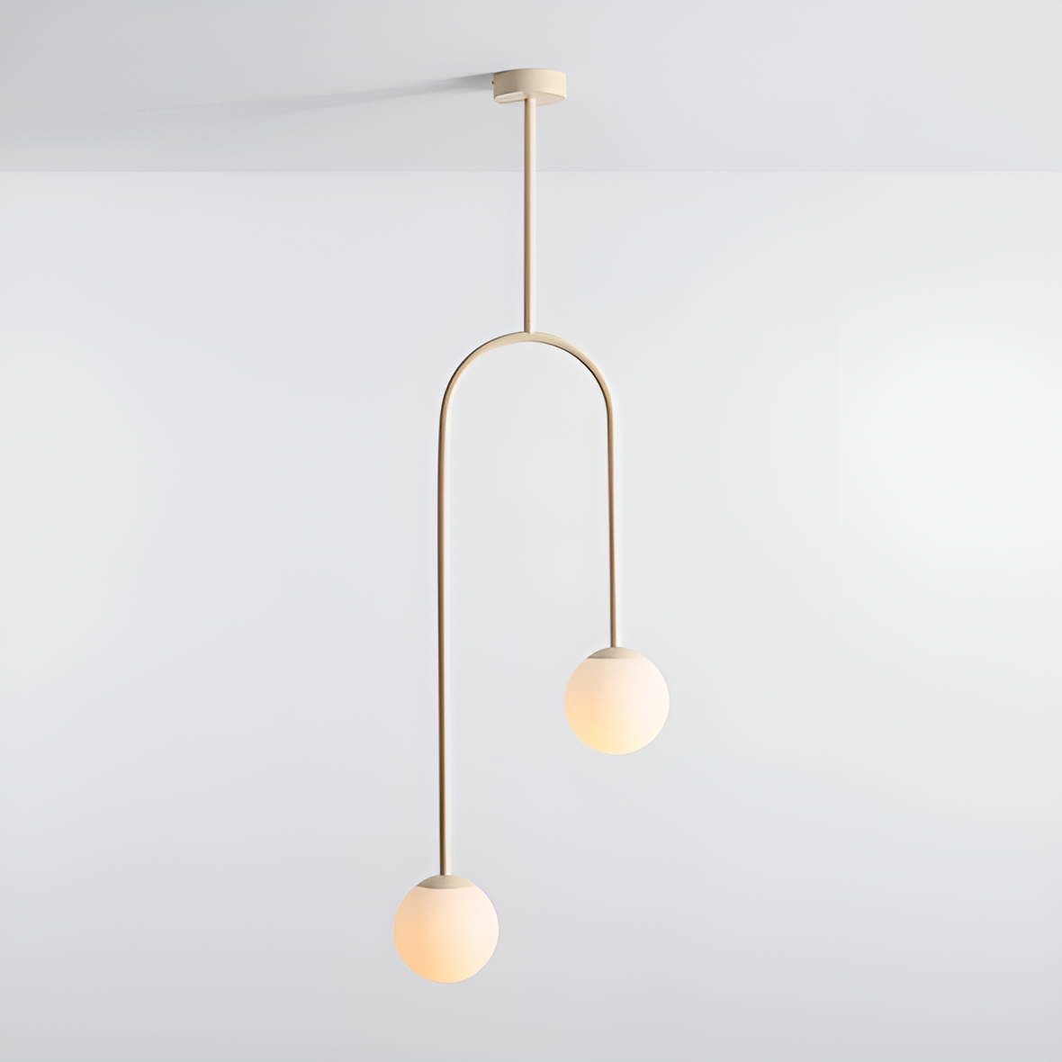 NAVE DUO ceiling lamp cream