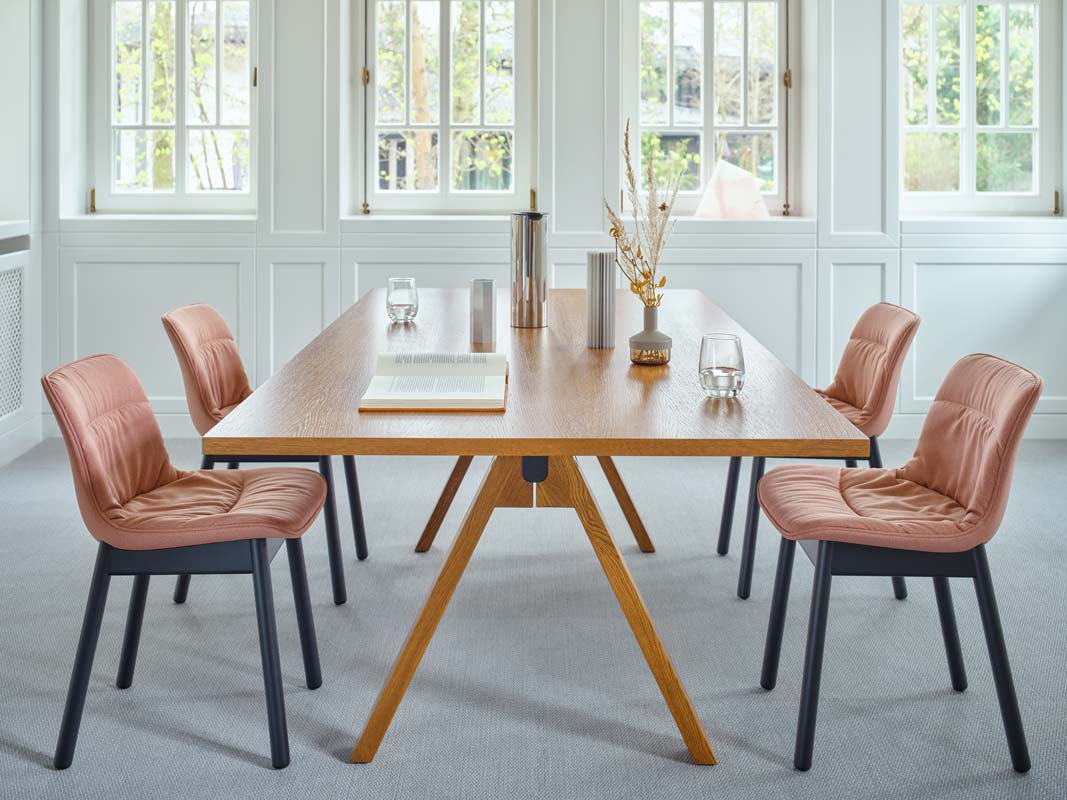 Židle BALTIC 2 SOFT DUO dřevěná základna