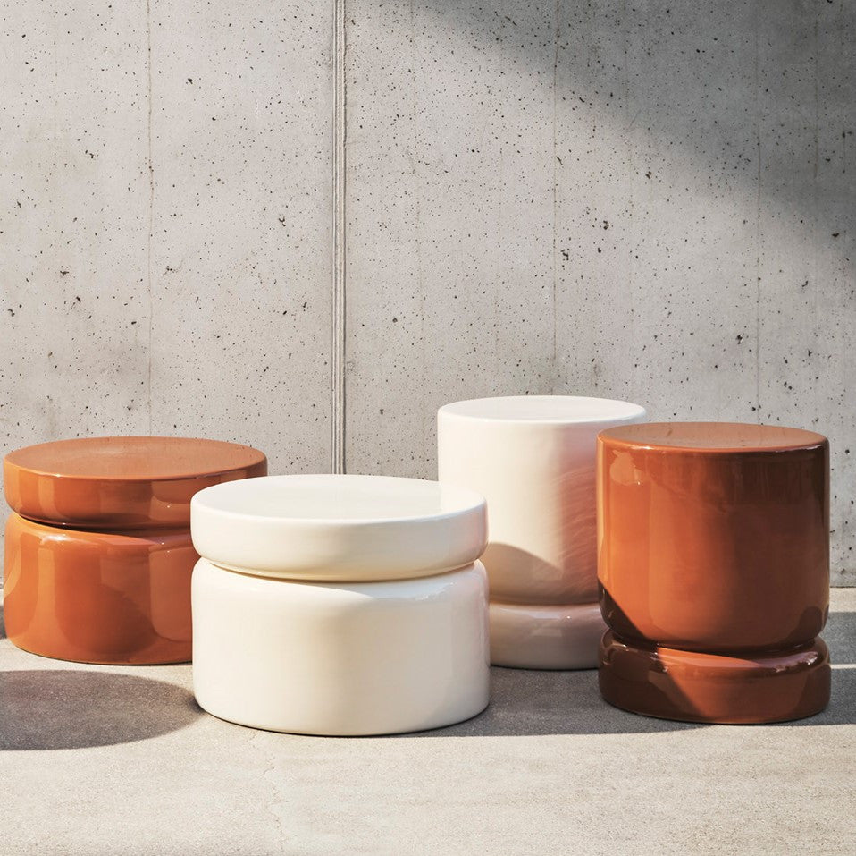 White BAMBU Side Table