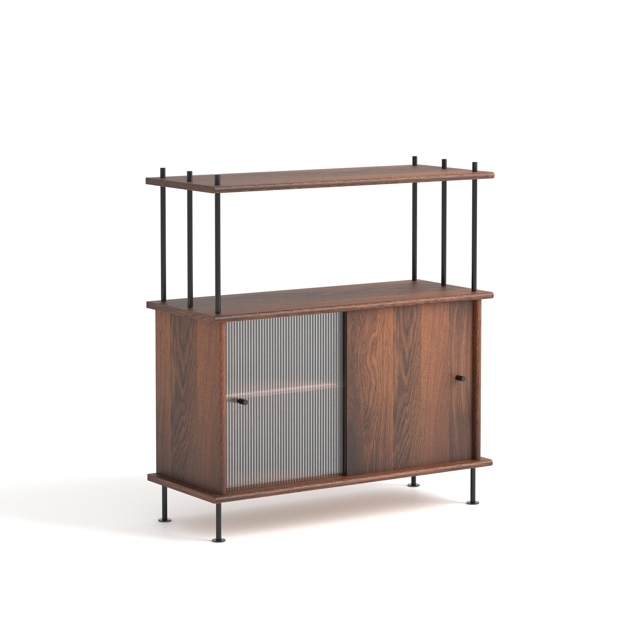 BAVA 100 Cabinet Dark Oak Wood