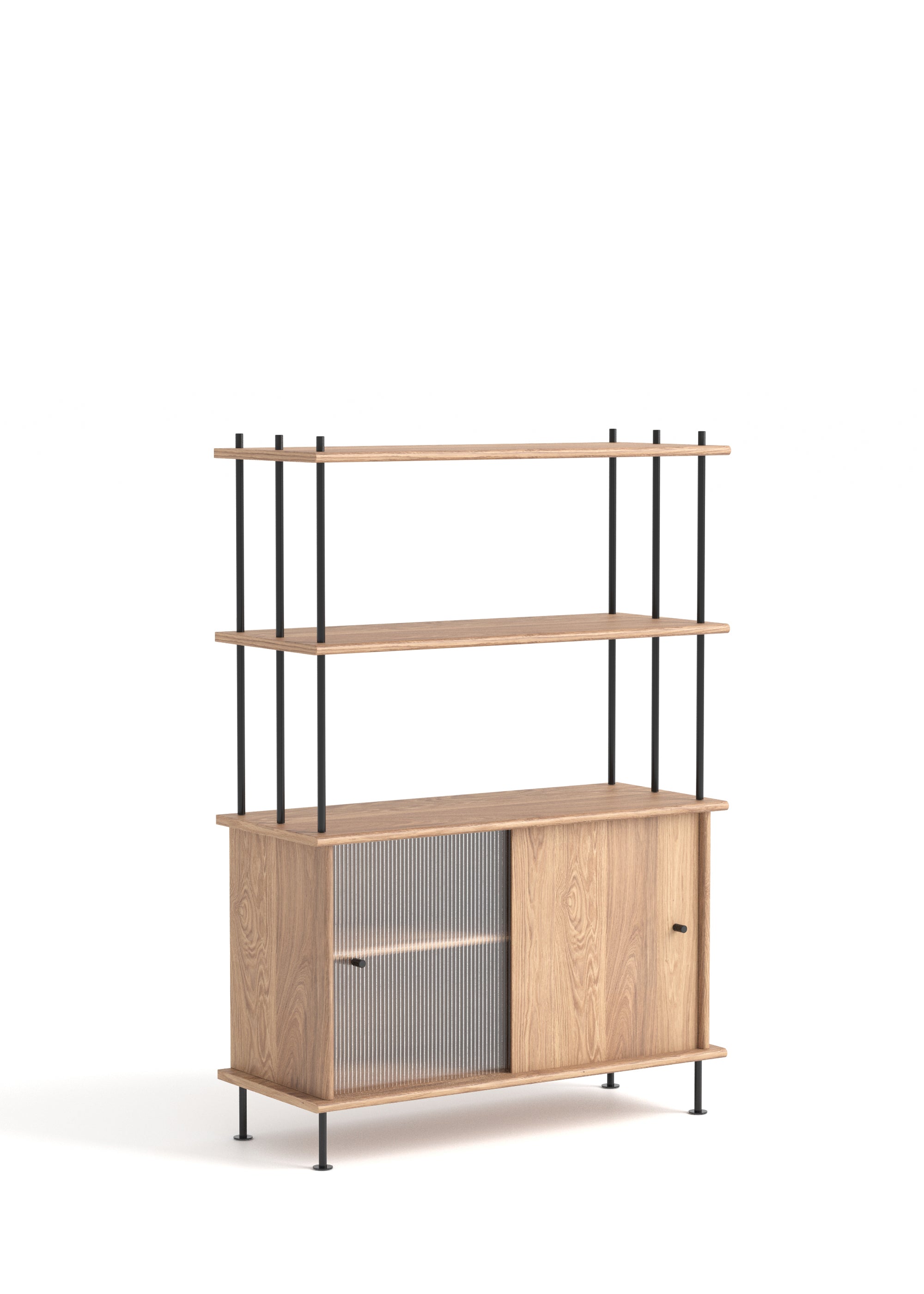 BAVA 100 Oak Wood Cabinet