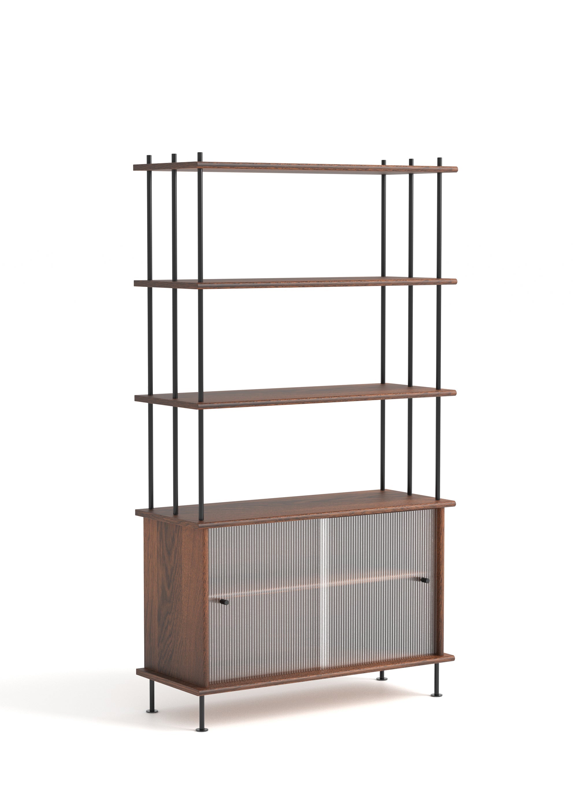 BAVA 100 Cabinet Dark Oak Wood