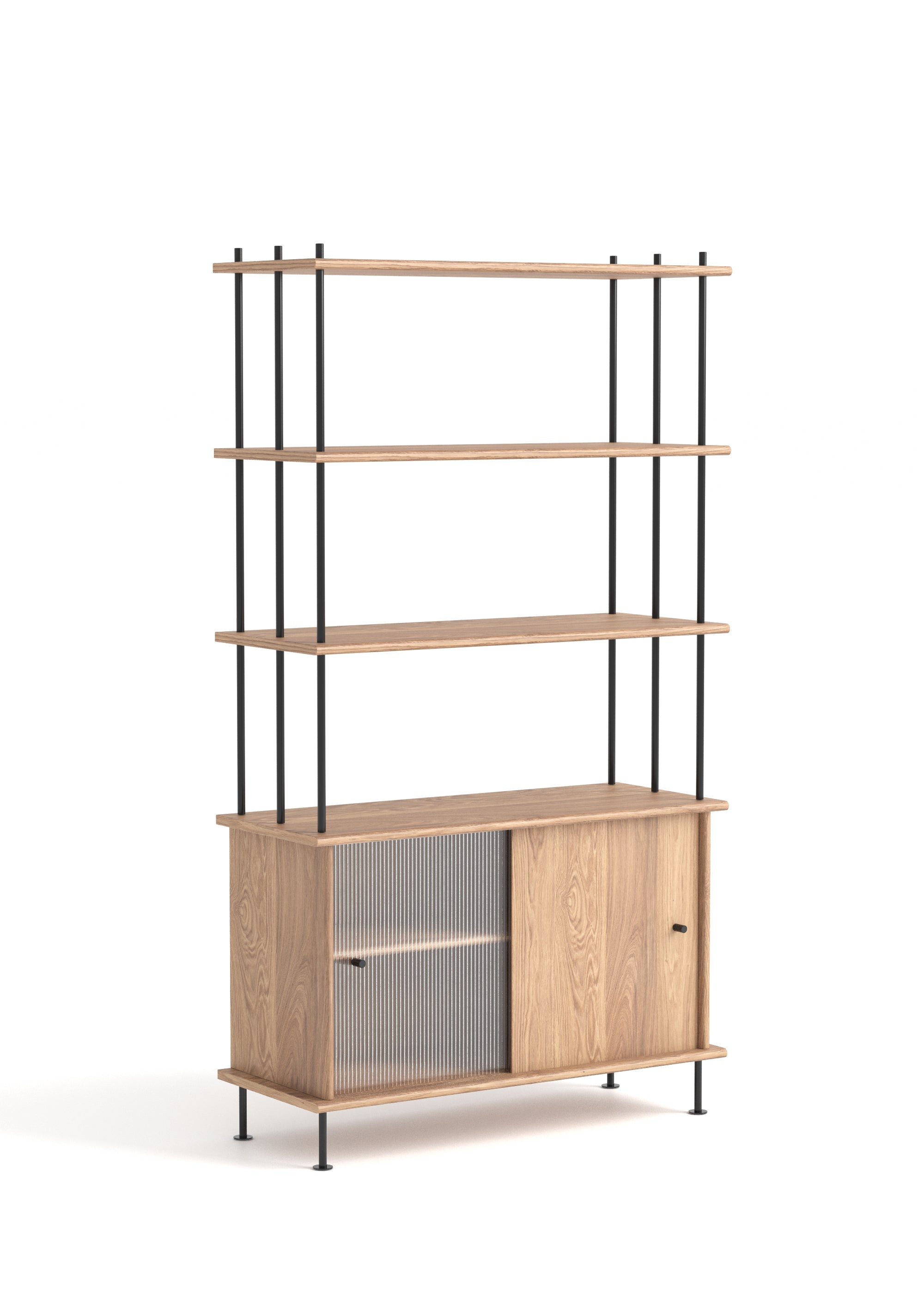 BAVA 100 Oak Wood Cabinet