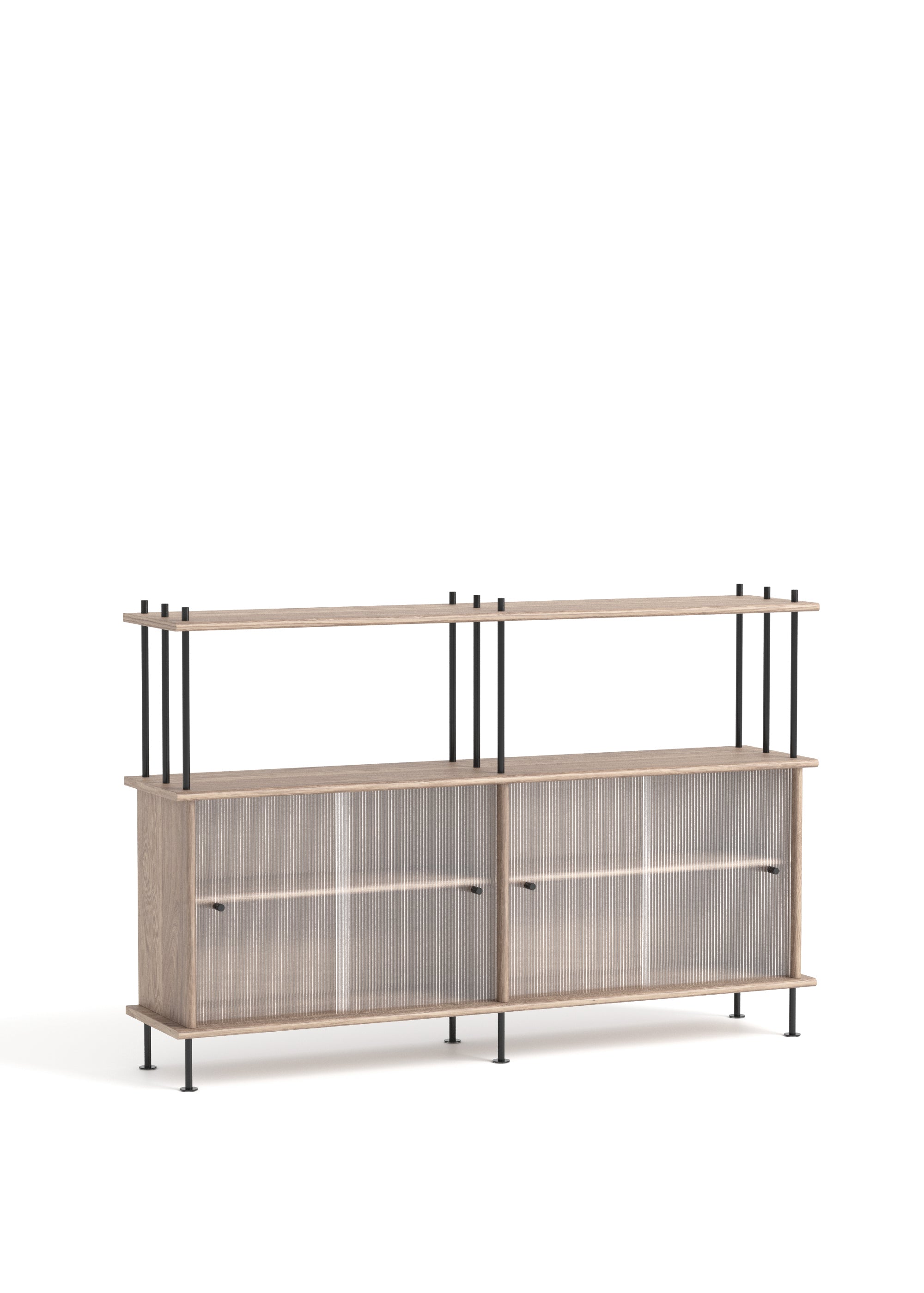 BAVA Cabinet 160 Bleached Oak Wood