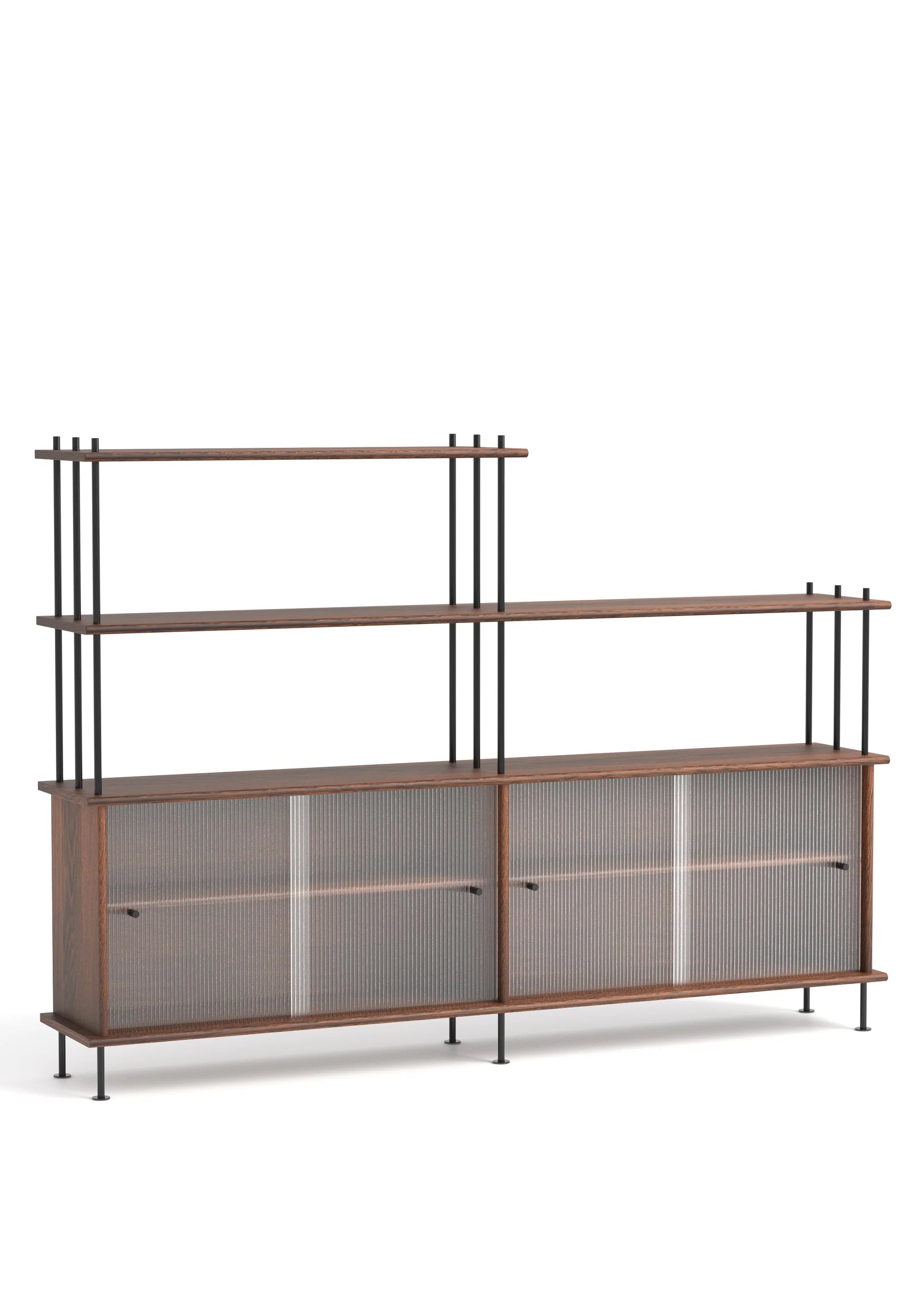 Skříňka BAVA 200 tmavé dubové dřevo