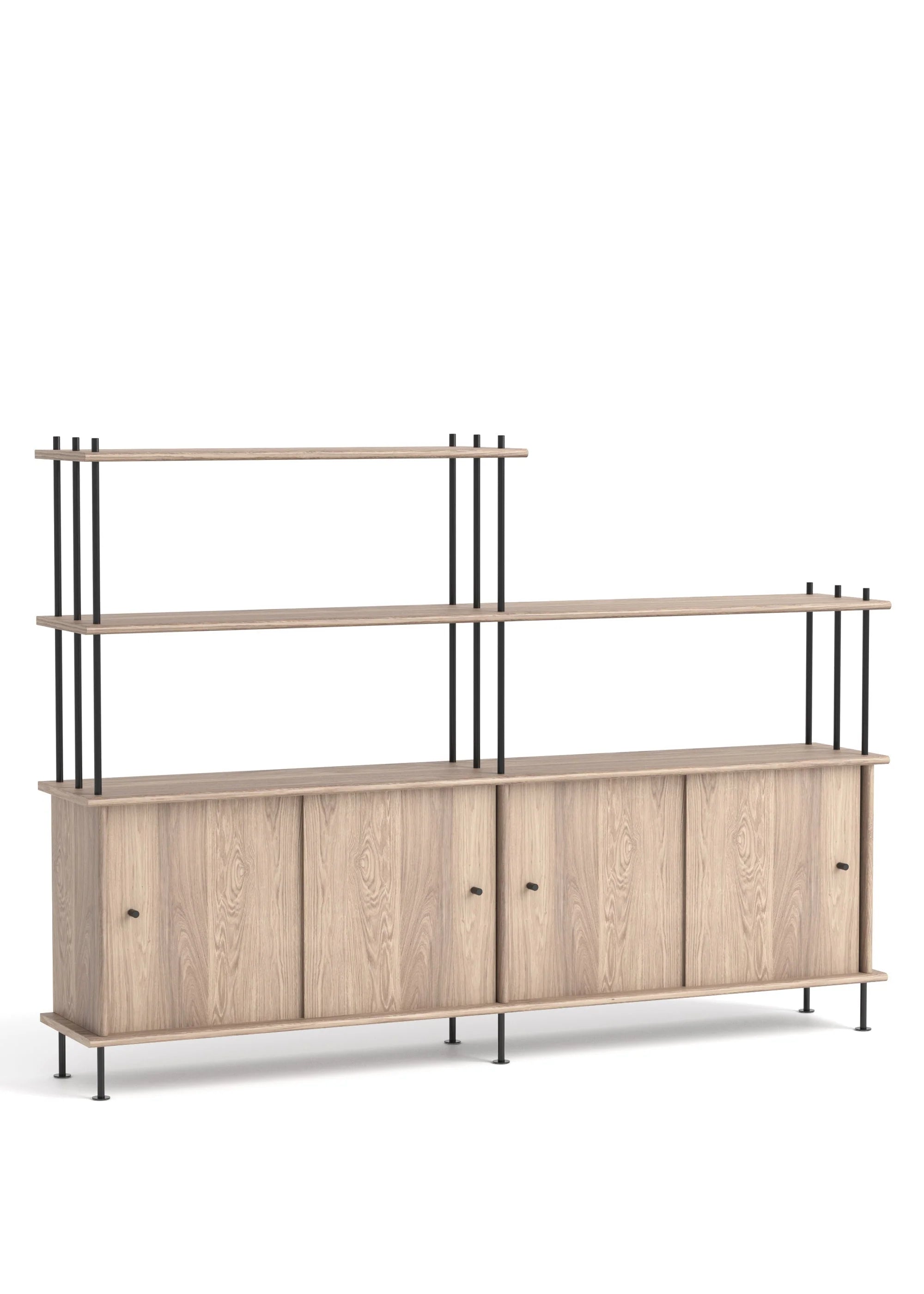 Skříňka BAVA 200 bělené dubové dřevo