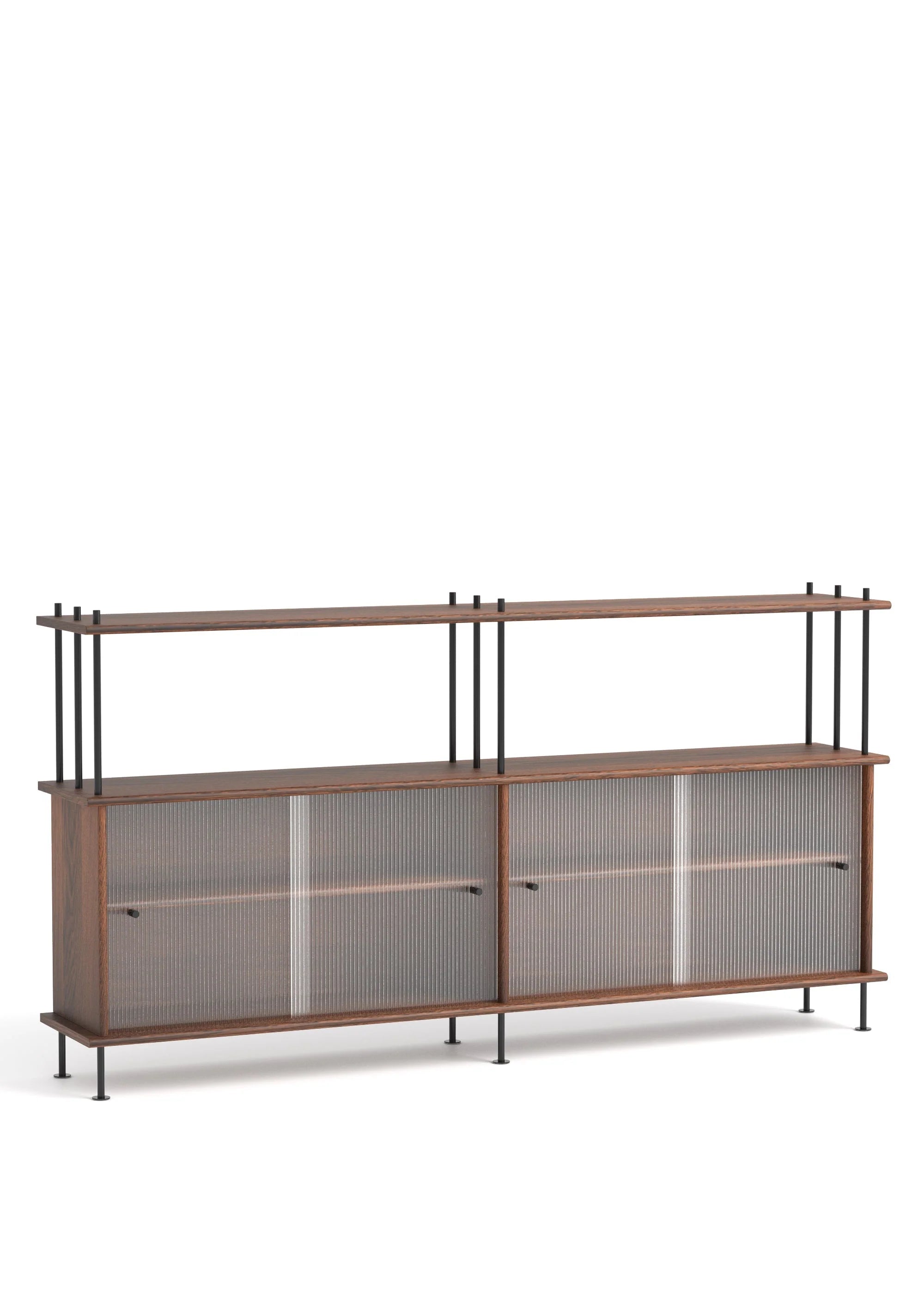 Skříňka BAVA 200 tmavé dubové dřevo