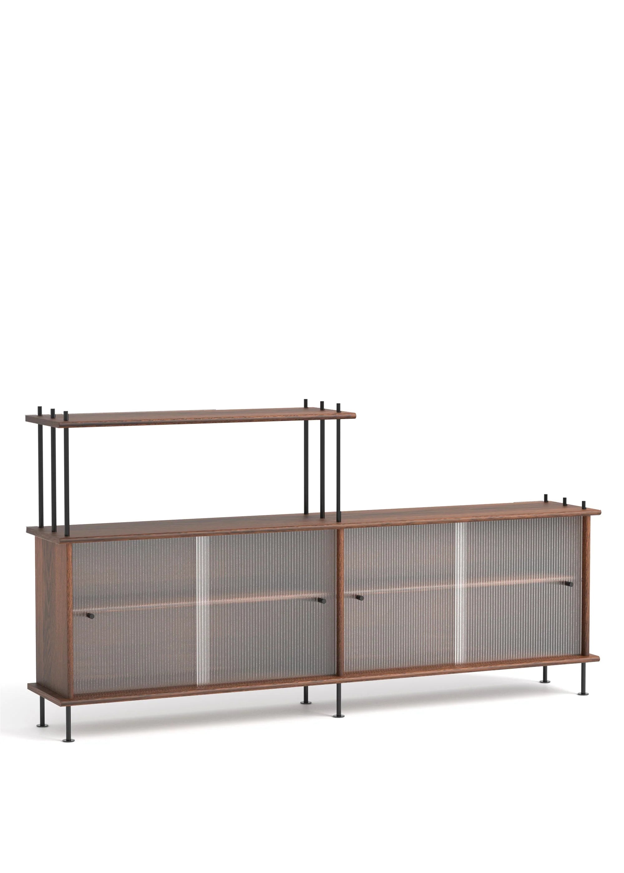 Skříňka BAVA 200 tmavé dubové dřevo