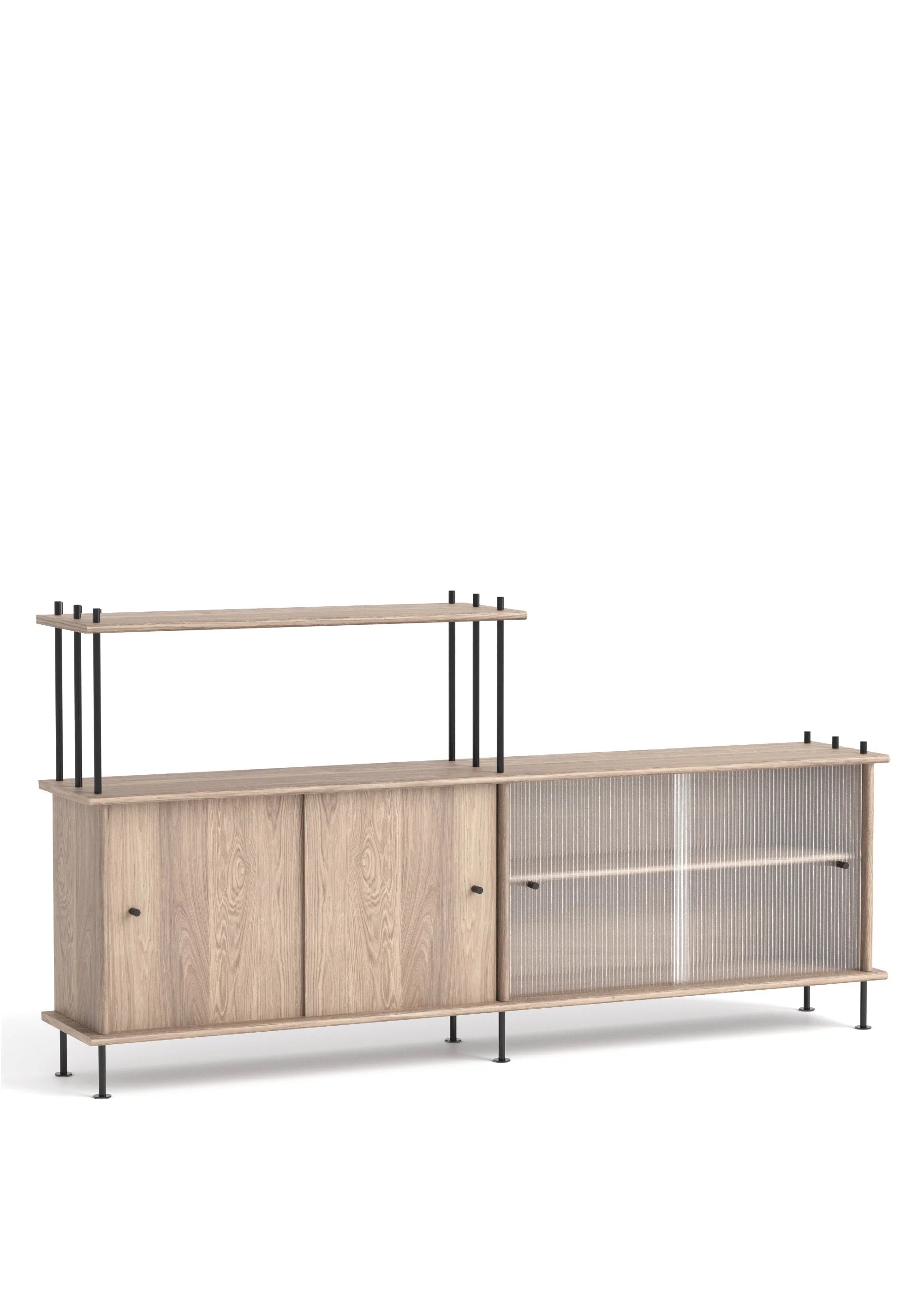 Skříňka BAVA 200 bělené dubové dřevo