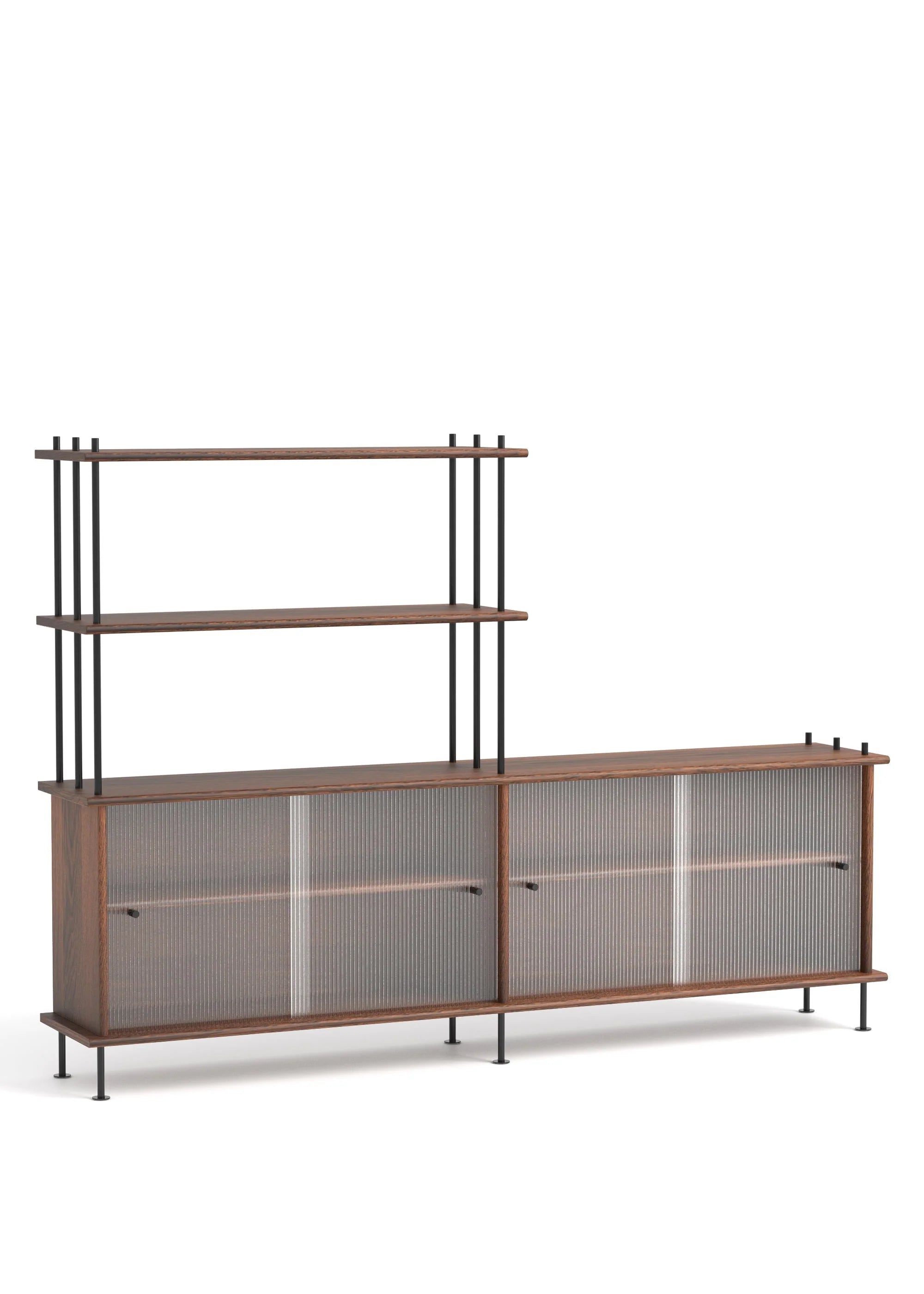 Skříňka BAVA 200 tmavé dubové dřevo