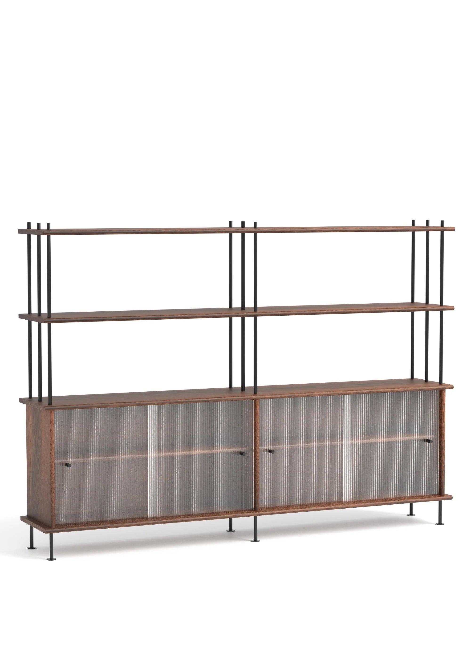 Skříňka BAVA 200 tmavé dubové dřevo