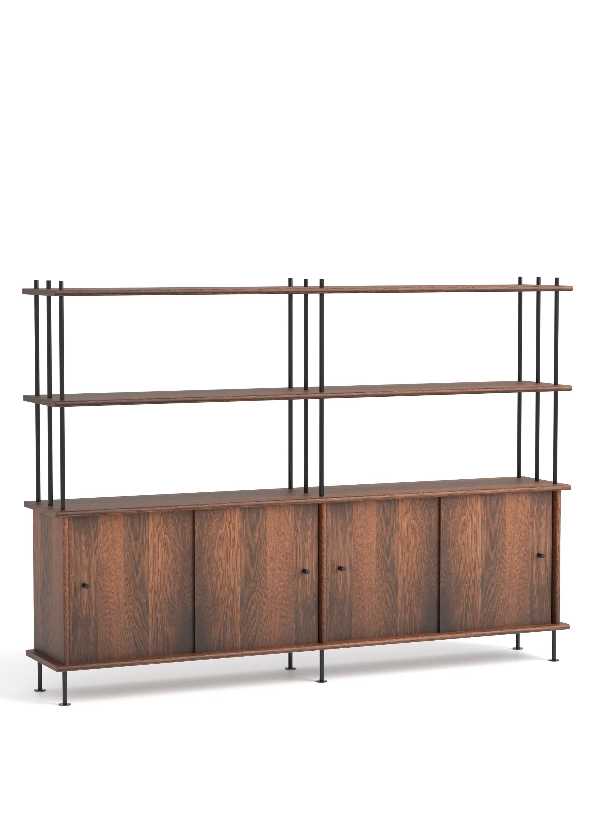 Skříňka BAVA 200 tmavé dubové dřevo