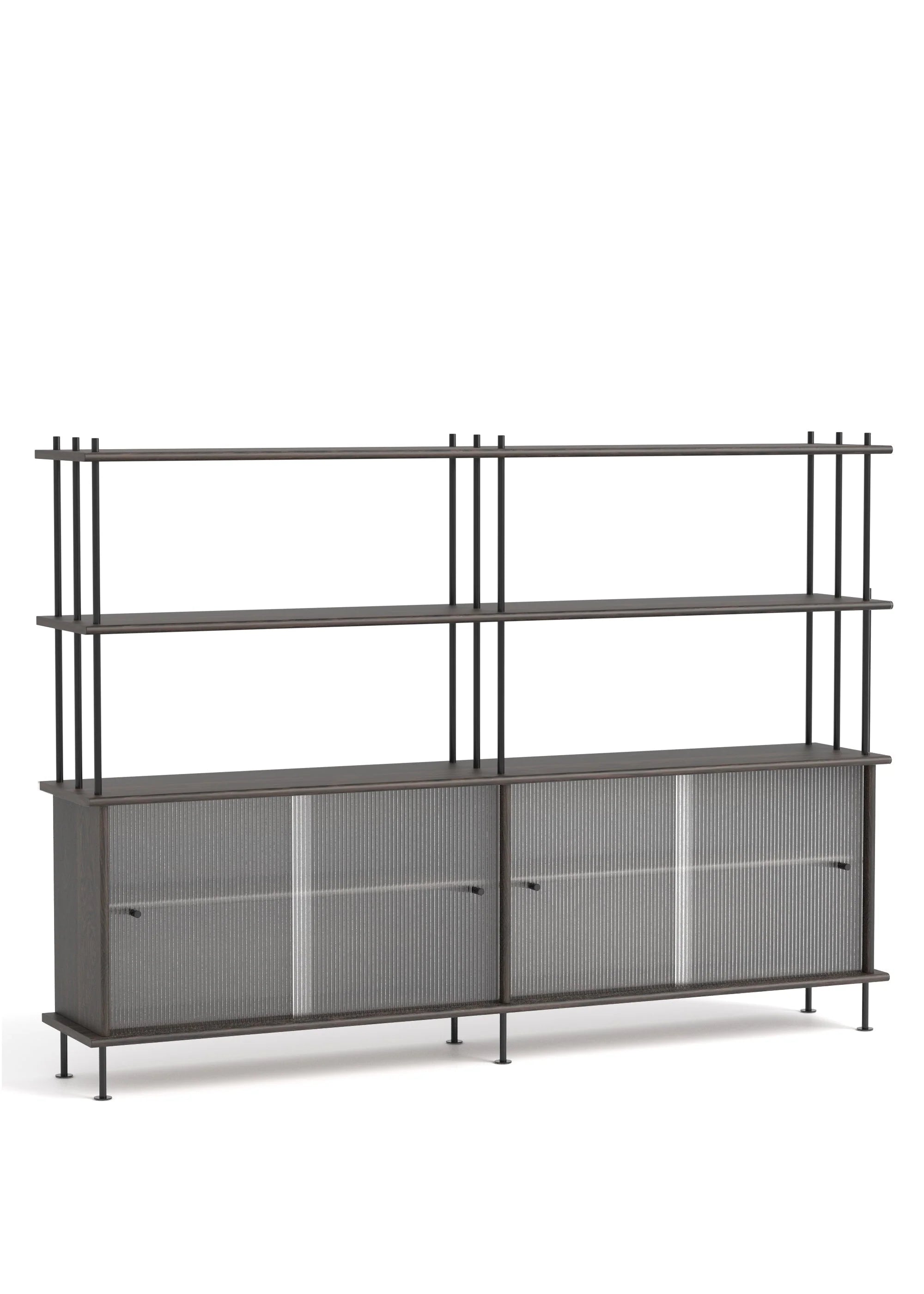 Skříňka BAVA 200 ebenové dubové dřevo