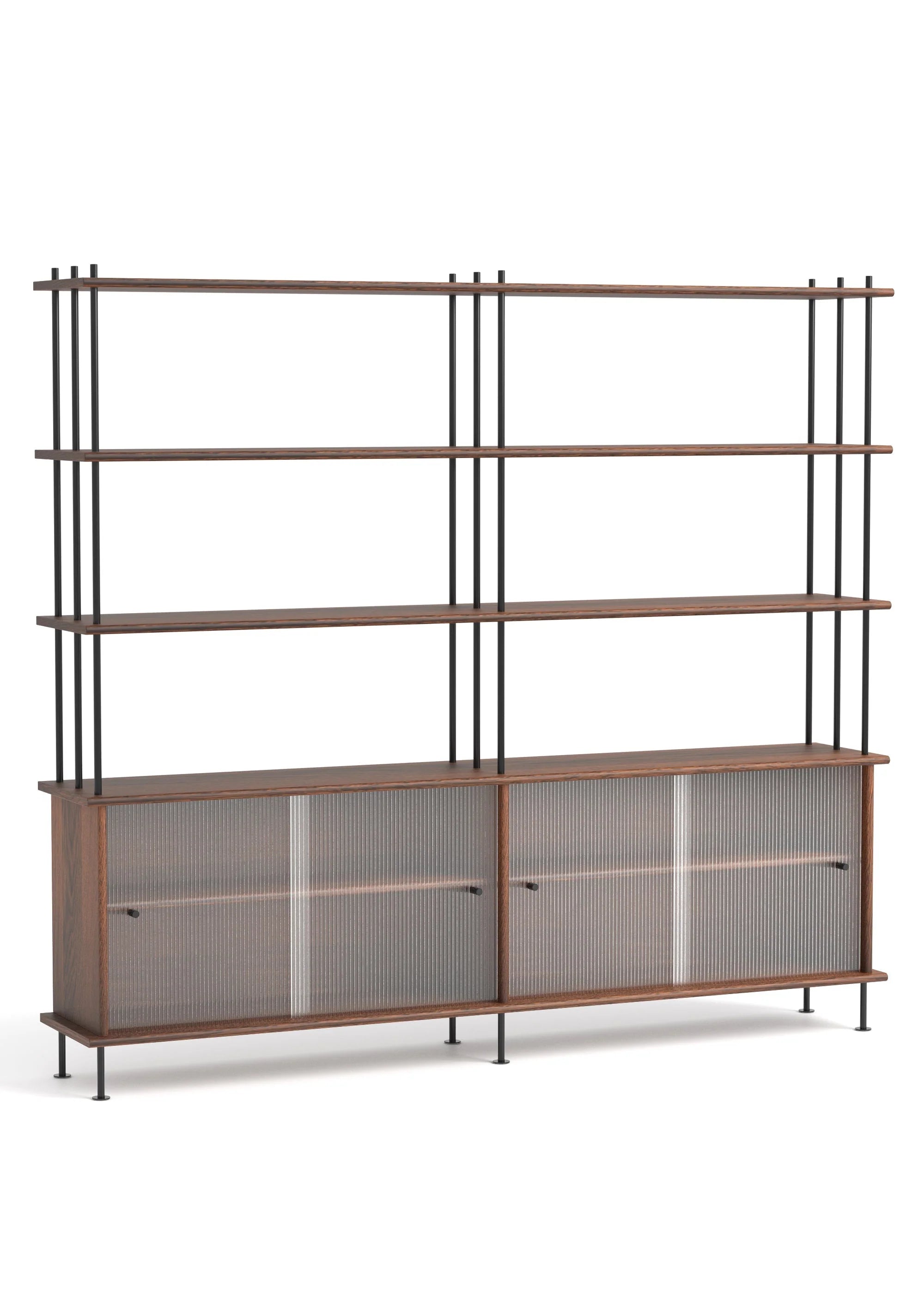 Skříňka BAVA 200 tmavé dubové dřevo