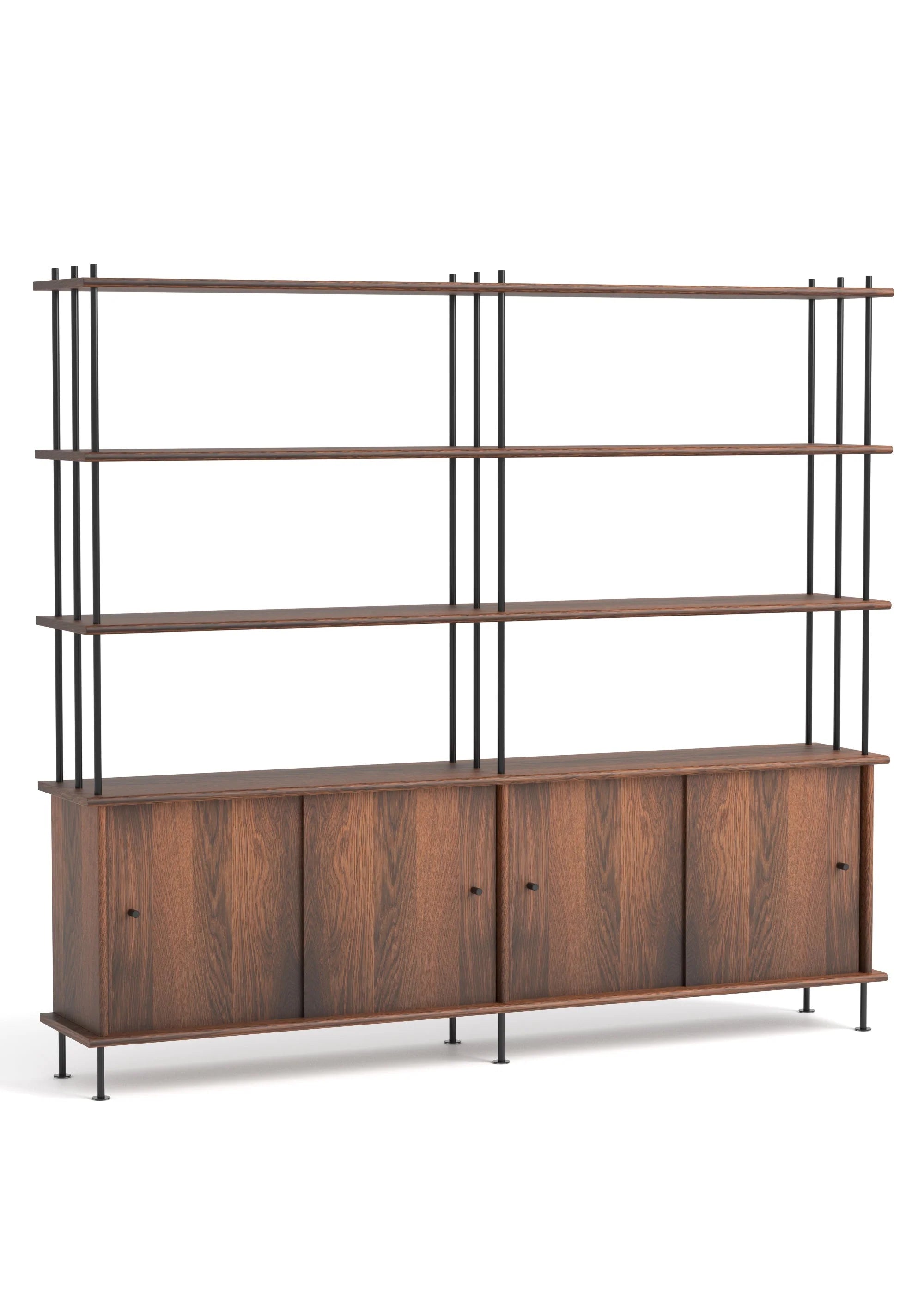 Skříňka BAVA 200 tmavé dubové dřevo