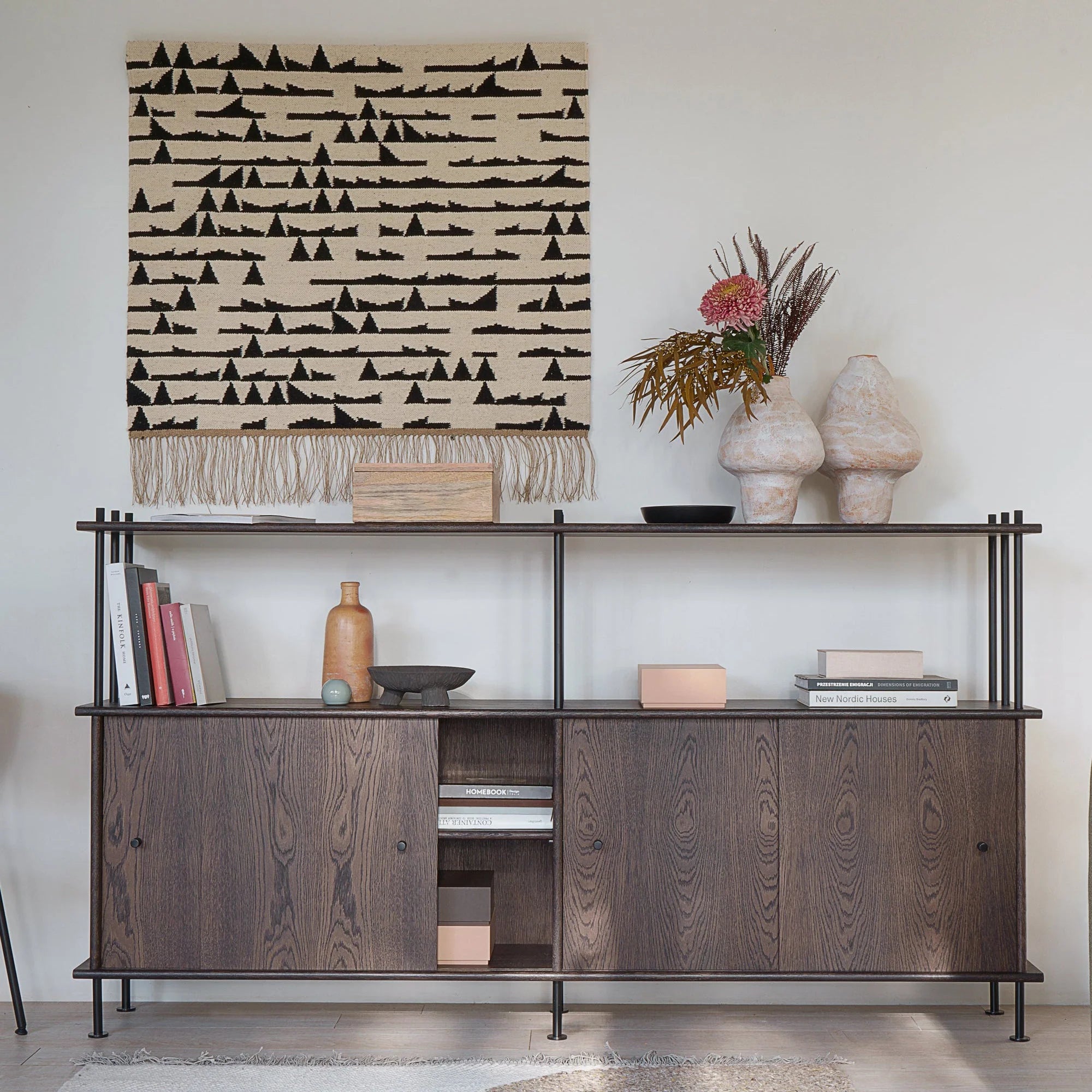 Skříňka BAVA 200 bělené dubové dřevo