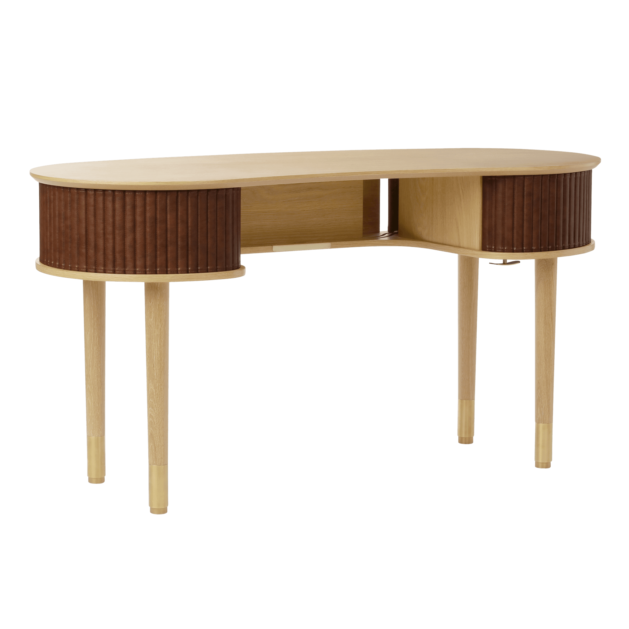 Biurko AUDACIOUS orzechowy z dębem UMAGE    Eye on Design