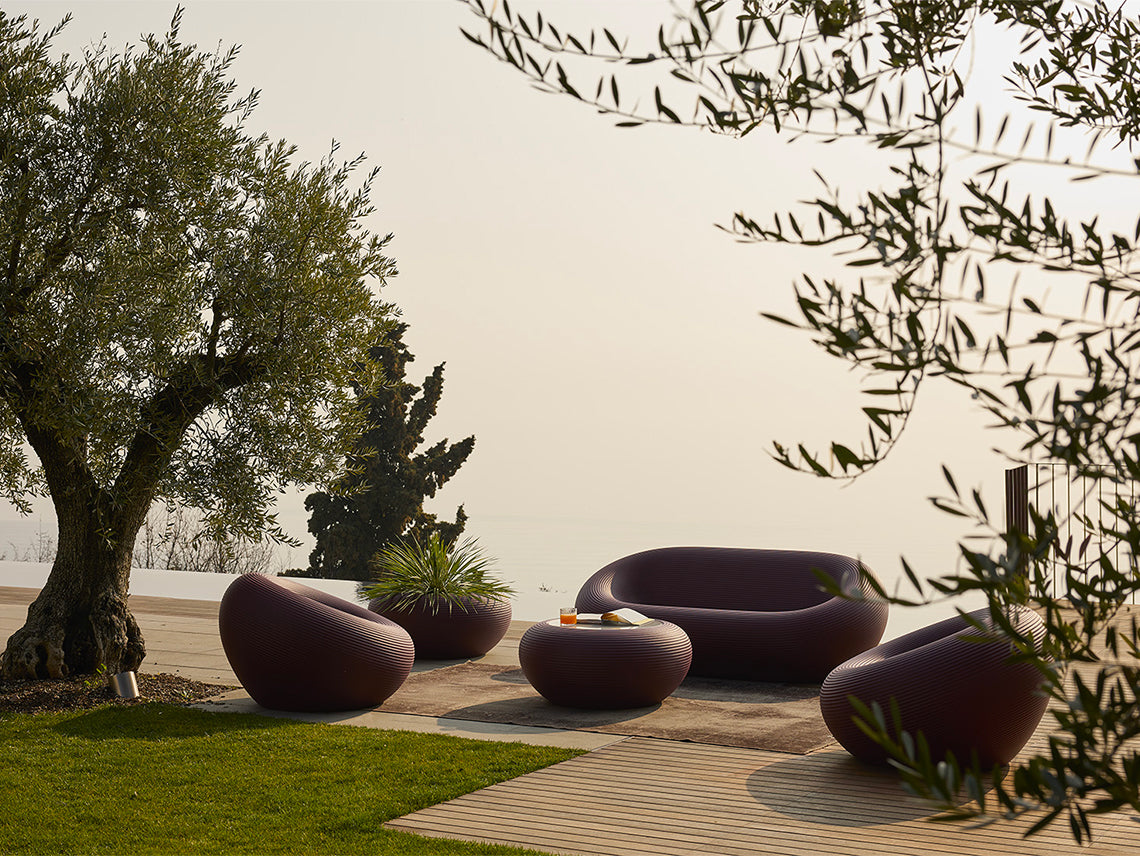 NAMI terracotta outdoor armchair