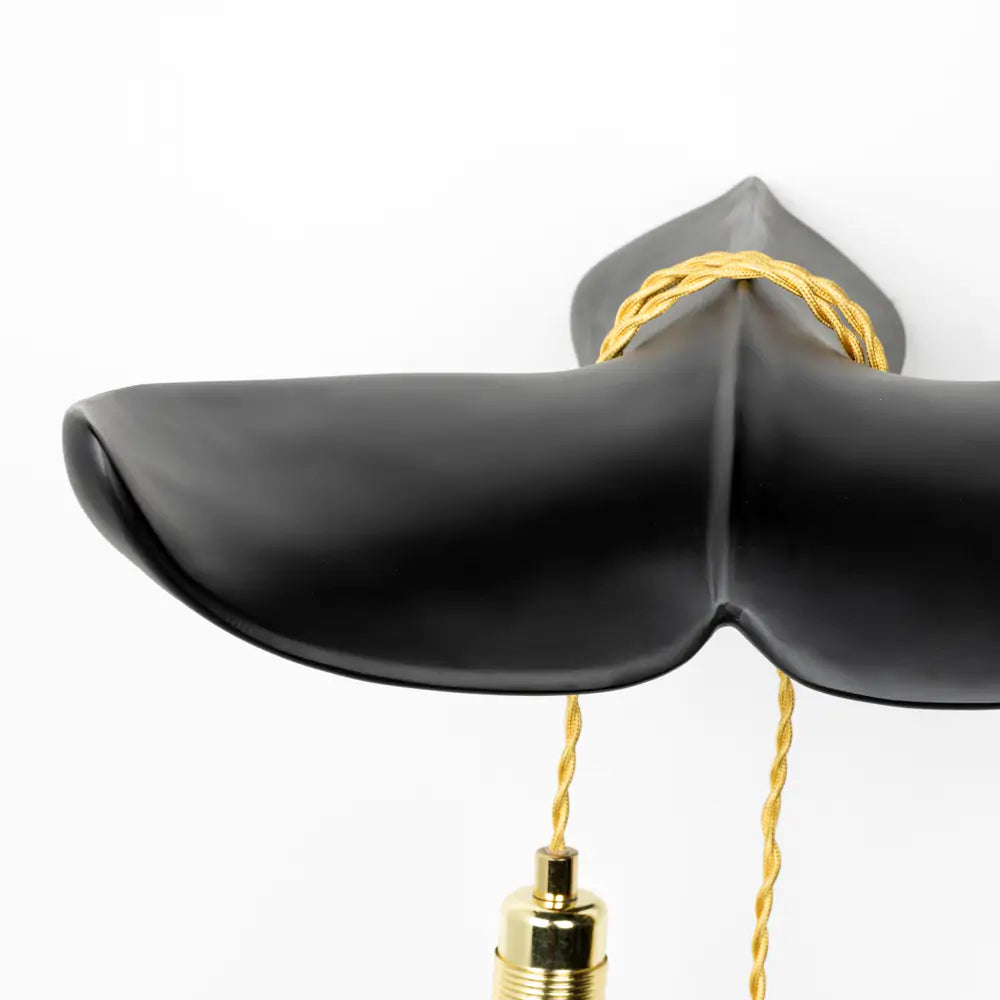 Wall lamp THE TAIL WILL FOLLOW black