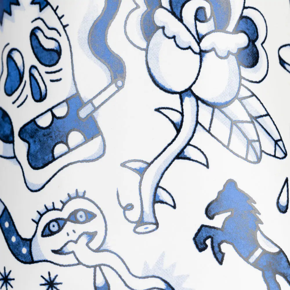 LIBERTY MATTERS vase white ceramic