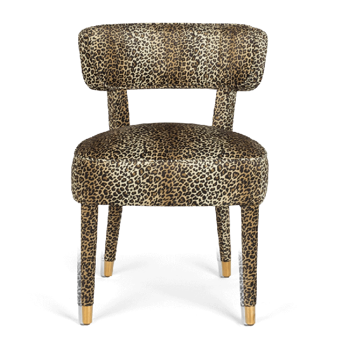 Claw out leopard chair